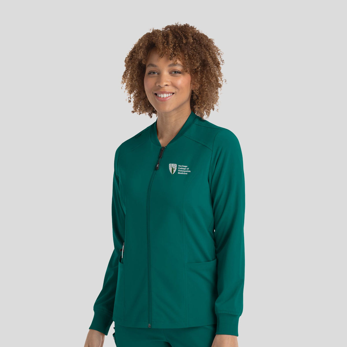 Ohio University Womenβs Zip Jacket | Hunter