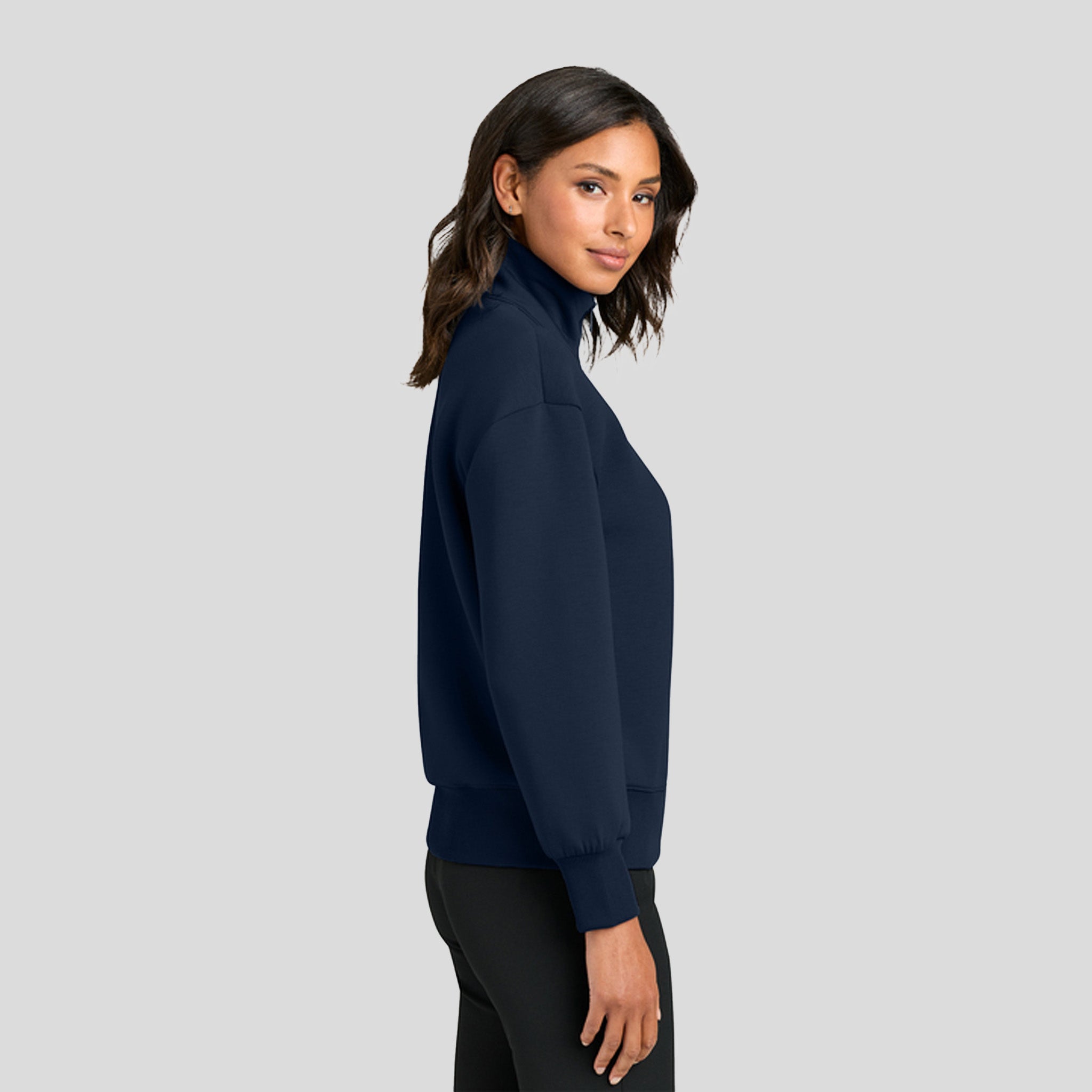 Womenβs Soft Spacer 1/4-Zip | Night Navy