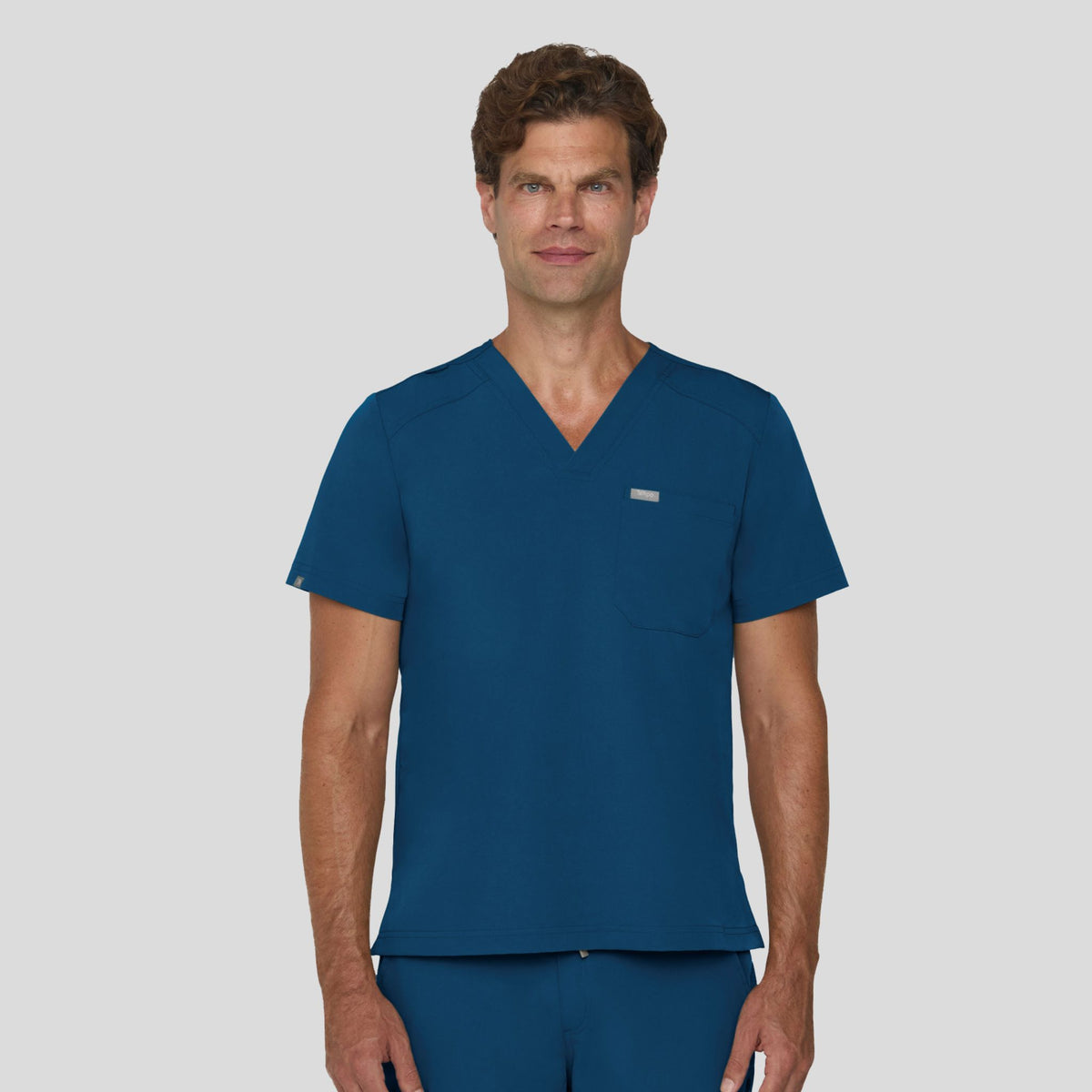 Tempo Men's 1 Pocket V-Neck Top | Caribbean