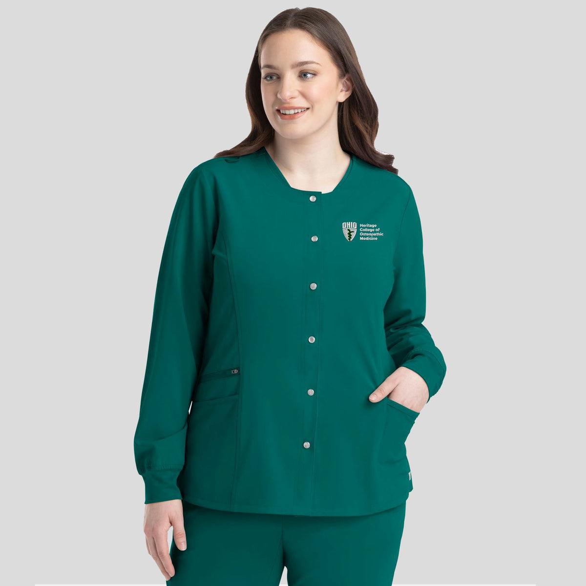 Ohio University Women’s Snap Jacket | Hunter