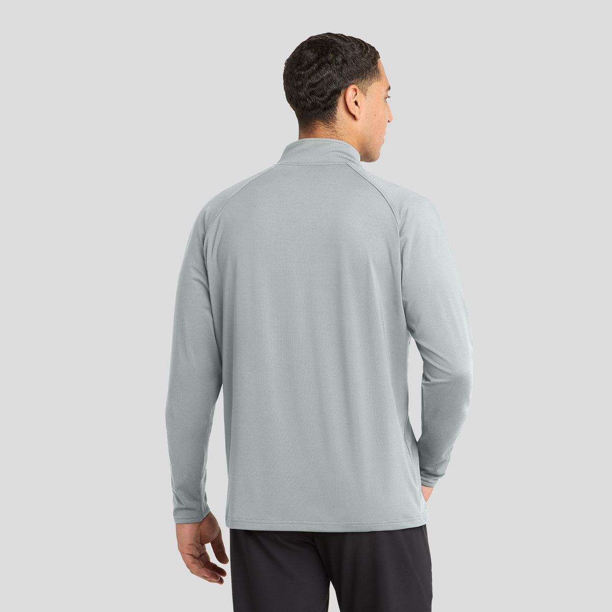 Sport-Wick® Stretch 1/4-Zip Pullover | Silver